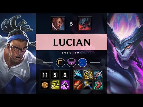 Lucian Top vs Aatrox - EUW Master Patch 25.12