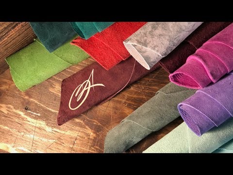 Suede/Nubuck Pig Leather (OA Leather Supply Hide Review)