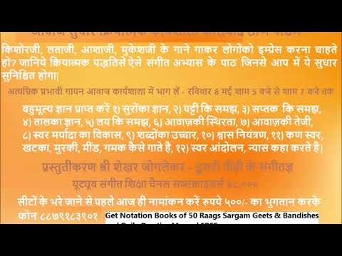 Singing Voice Workshop In Thane 8th May 2022