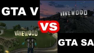 GTA V vs. GTA San Andreas - Comparison / Porównanie