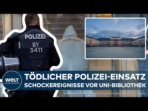 MANNHEIM: Messerattacke vor Uni-Bibliothek LKA ermittelt nach tödlichem Polizeieinsatz