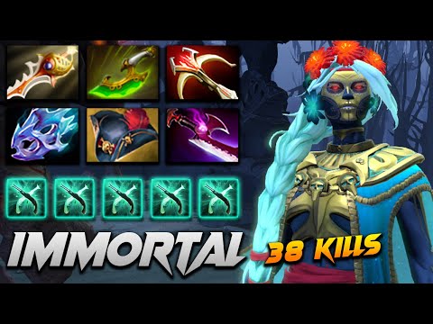Muerta 38 Kills Immortal Deadly Power - Dota 2 Pro Gameplay [Watch & Learn]
