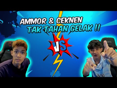 AMMOR & CEKNEN TAK TAHAN GELAK !! - REACTION LAWAK !!
