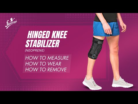 Hinged Knee Stabilizer (Neoprene) | Flamingo | How to wear