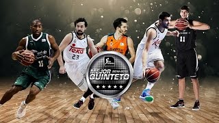 Jayson Granger - Sergio Llull - Pau Ribas - Felipe Reyes - Marko Todorovic - Liga Endesa