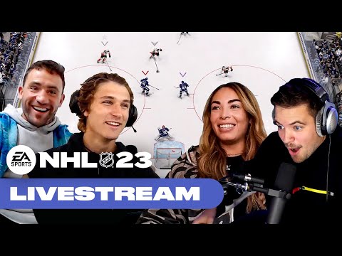 NHL 23 LIVE STREAM | Team Zegras Vs. Team Nurse ft. Nasher, Biz, Cabbie, Knight