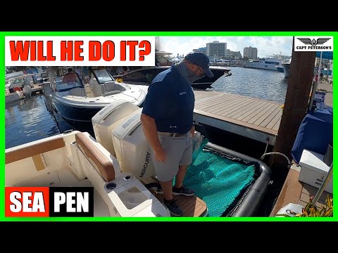 WILL HE GET WET? OR WILL THE SEAPEN KEEP HIM DRY?