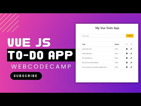 vue js  to do app