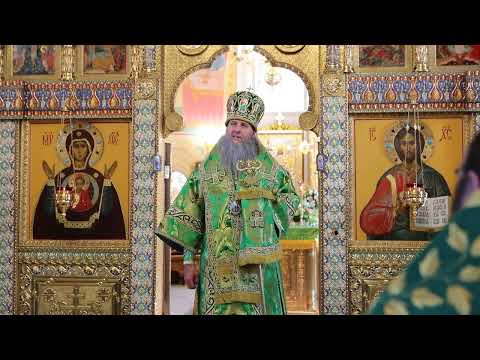 В день Святого Духа митрополит Даниил совершил Литургию в соборе Александра Невского города Кургана