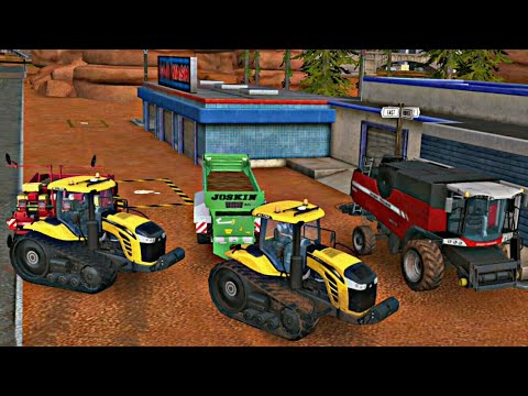 LOAD AND TRANSPORT GIANT FRUITS FERTELIZER WITH RIGITRAC, JOHN DEERE TRACTORS - Farming Simulator 22