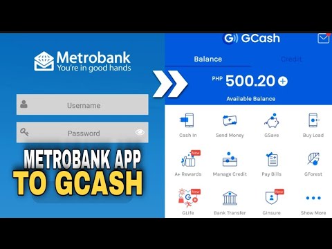 TRANSFER MONEY FROM METROBANK APP TO GCASH/OTHER BANK