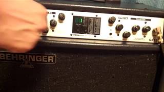Video thumbnail for Behringer GX112 Blue Devil 60W 1X12 Guitar Workstation by Tone Works