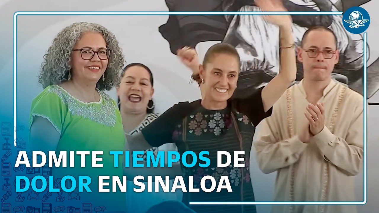 Gobernadora interina de Sinaloa admite ante Sheinbaum "tiempos complejos de violencia y dolor"