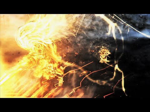 【4K】DS3 - Fighting Boss like an Anime Protagonist【Convergence】Super Spells VS Nameless King【王者遺灰】