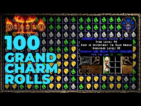 Insane charm troll!! - 100 Grand Charm Re-Rofls - I definitely got lucky here(not)!! D2 LoD