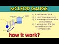 MCLEOD GAUGE Working Of Mcleod Vacuum Pressure Measurement Instrument Animation