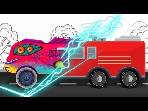Good and Evil | Fire Ladder Truck | Emergency Vehicles