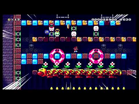 40 Second Easy Speedrun! (SMW) by →★Wesley★→ - SUPER MARIO MAKER - NO COMMENTARY 1bf