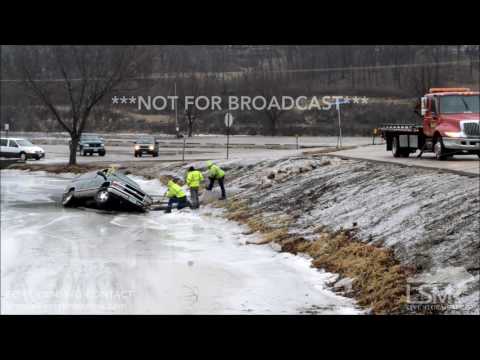 01-16-17 Cedar Rapids, IA - Freezing Rain and Slick Travel