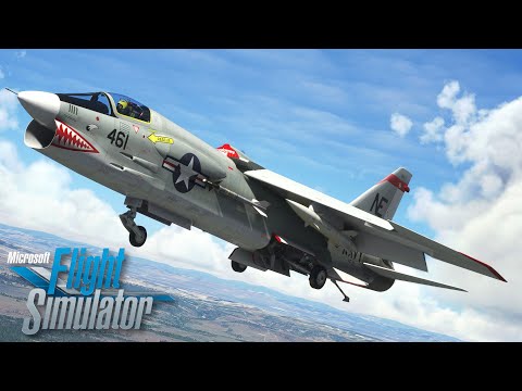 ROLAND LABORIE - VOUGHT CRUSADER F8-E  First Look Review! - MSFS 2020