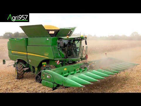XXL CORN HARVEST IN 🇲🇫 | JOHN DEERE S680i CAMSO MK, FENDT 930 VARIO (SOUND!) & PERARD GRAIN CART