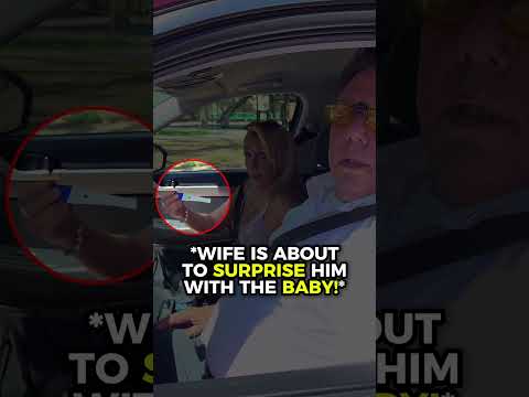 Husband gets the shock of his life 😂 ❤️