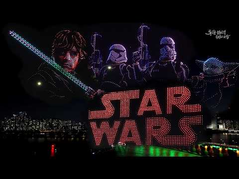 [🔴LIVE ] Star Wars Drone Show (2,000 Drones) in Seoul, Korea