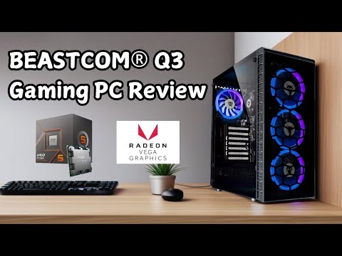 BEASTCOM® Q3 Essential Gaming PC Review | AMD Ryzen 5  | 4K Vega Graphics