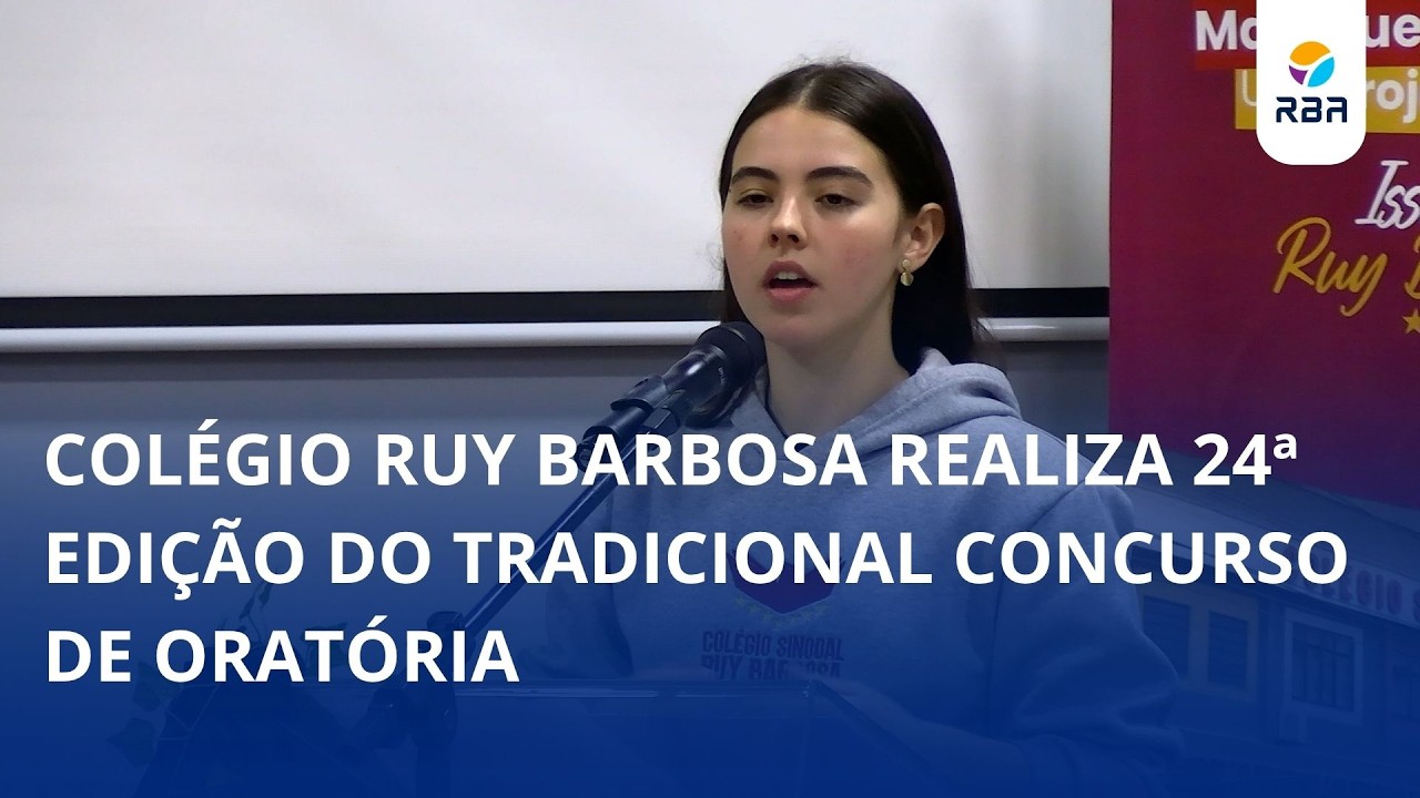 Colégio Ruy Barbosa realiza 24ª edição do tradicional Concurso de Oratória