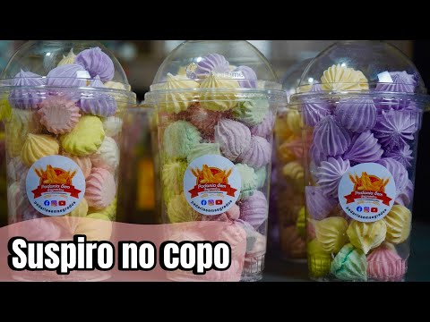 Gastei R$2,00 por copo de Suspiro e vendo por R$9,00 cada copo
