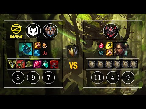OZ Juhan Hecarim vs Nidalee Jungle - KR Challenger Patch 10.11
