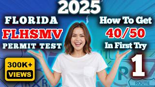 Florida  Permit Test 2025 | Florida DMV Written Test 2025 | Florida DMV Practice Test - 1