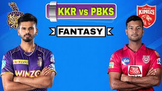 KOL VS PBKS FANTASY TEAM PREDICTION | KOLKATA VS PUNJAB FANTASY TEAM | TODAY IPL MATCH FANTASY TEAM