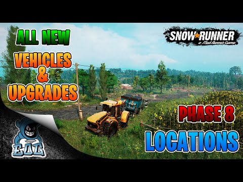 Snowrunner All New Vehicles Locations (Phase 8 DLC)