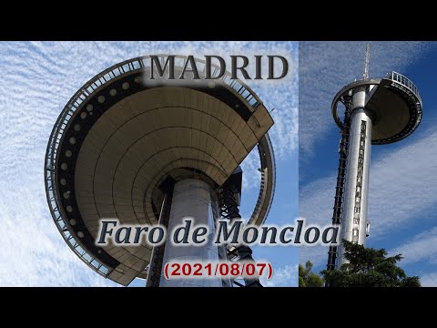 Madrid Skyline: Faro de Moncloa (7th August 2021) 50fps