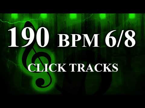 Anxiety Click Track - 190 BPM 6/8 Orchestral Click Tracks - Jamming Track
