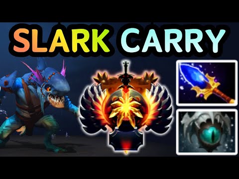 🔥 INSANE SHARK 💢 — SLARK CARRY DESTROYS ALL | DOTA 2 🔥
