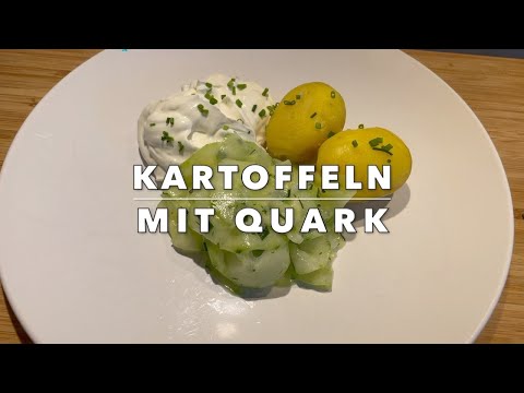 Kartoffeln mit Quark und Gurkensalat wie bei Oma einfach, schnell und lecker