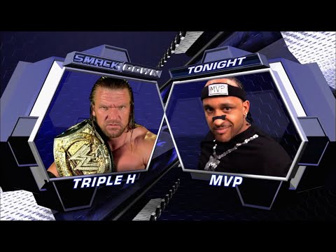 Triple H vs MVP - SMACKDOWN! September 19 2008 (1/2)
