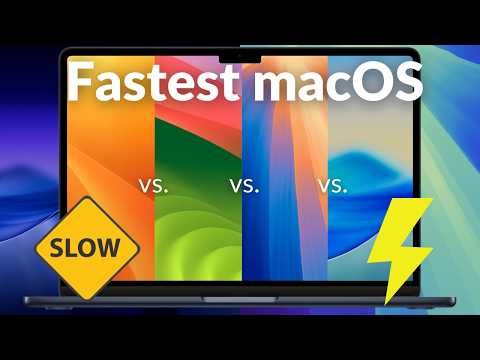 macOS Speed Test: Ventura vs. Sonoma vs. Sequoia vs. Tahoe