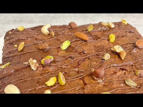 Brownie chocolat 🍫 noix🌰 un vrai régal 🤤