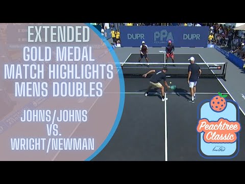 Johns/Johns vs. Wright/Newman - Men's Doubles Extended Gold Match Highlights - PPA Peachtree Classic