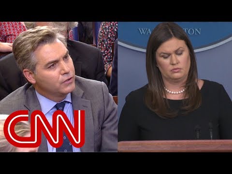 Acosta to Sanders: Say the press is not the enemy