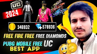 2024 Best App 🔥 Free Fire Unlimited Diamonds & Pubg Mobile Free Uc App | Earn Money Online