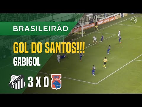 GOL (GABIGOL) - SANTOS X PARANÁ - 13/05 - BRASILEIRÃO 2018