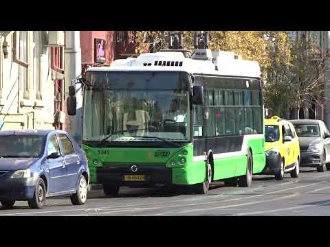 Repainted trolleybus Astra Citelis PS01T1 № 5348 Bucharest Romania. One model in Europe