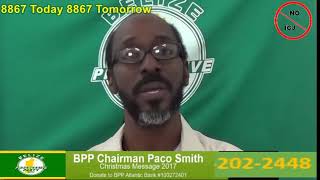 BPP'S CHRISTMAS MESSAGE