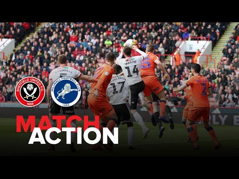 Blades 1-1 Millwall - match action