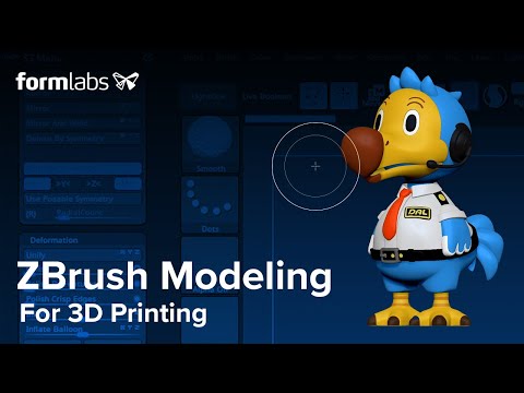 [TUTORIAL] ZBrush Modeling For 3D Printing [ft. Jake Kapusta]