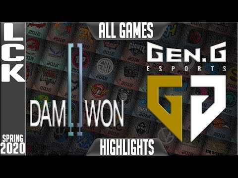 DWG vs GEN Highlights ALL GAMES | LCK Spring 2020 W2D3 | Damwon Gaming vs Gen.G